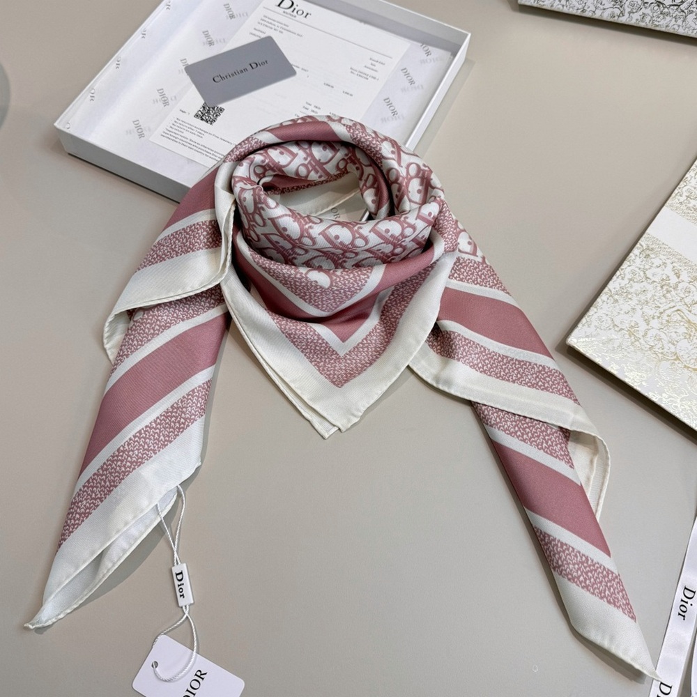 Dior Silk Square Scarf - Picture 5 of 8